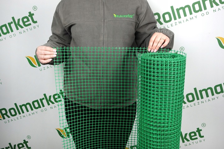 Siatka Rabatowa Dla Kur Drobiu Na Krety PCV 1,5x50m Osłona Drzew