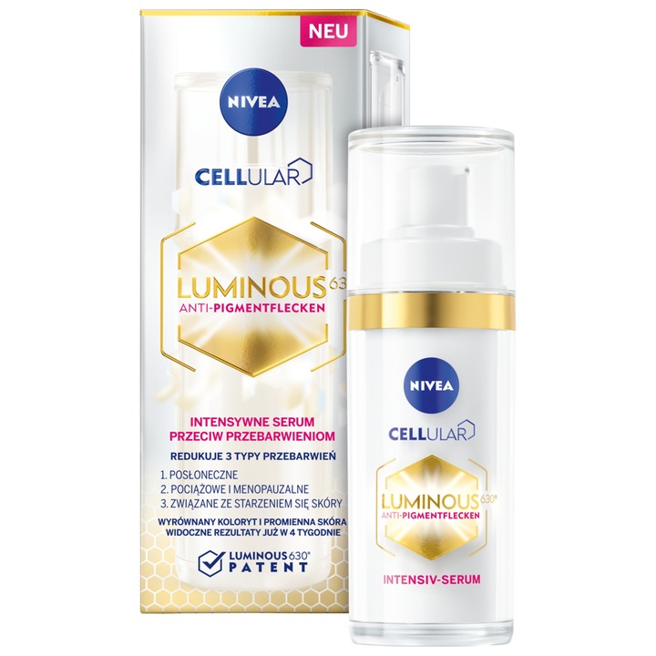 NIVEA CELLULAR LUMINOUS 630 Serum na przebarwienia przeciw plamom 30ml