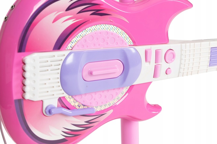 GITARA ELEKTRYCZNA MIKROFON STATYW DLA DZIECI MP3