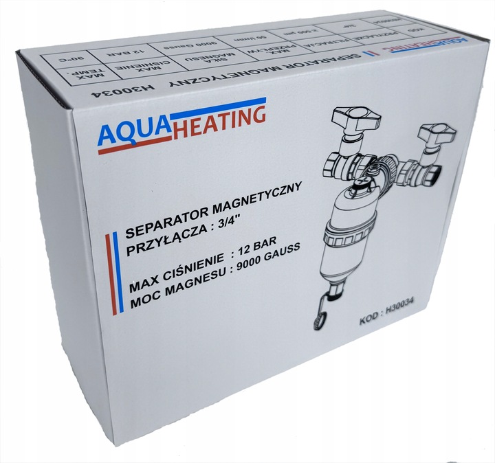 X-HOME FILTR MAGNETYCZNY 3/4" DN25 SEPARATOR ZANIECZYSZCZEŃ ODMULNIK C.O.