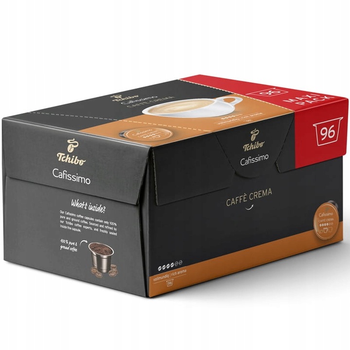 Tchibo Cafissimo Caffe Crema Vollmundig 96 kapsuł