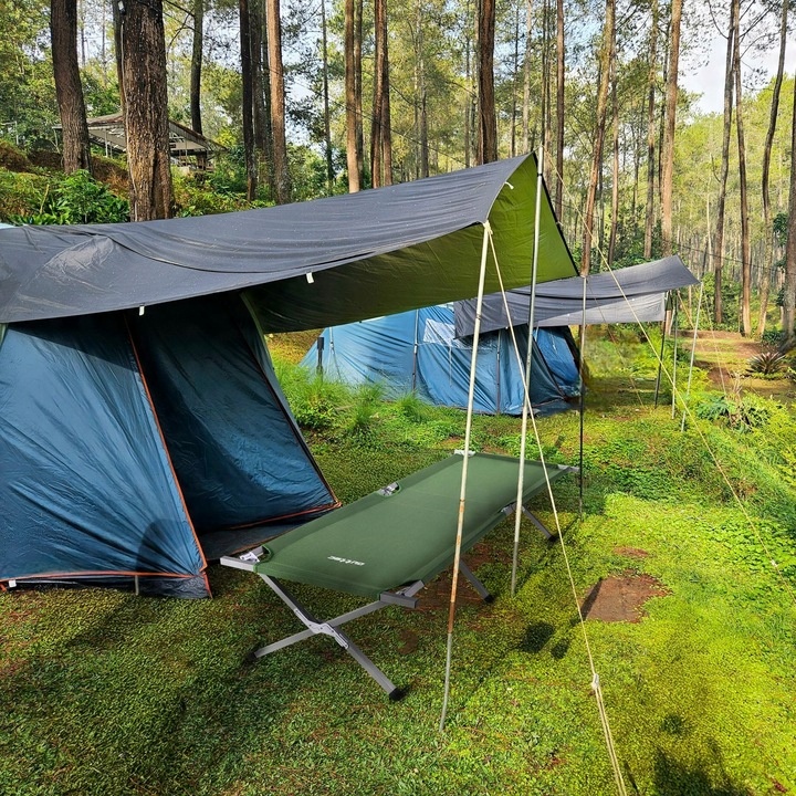 ŁÓŻKO POLOWE TURYSTYCZNE SKŁADANE KANADYJKA LEŻAK PRZENOŚNY OUTTEC
