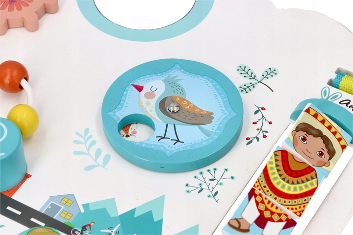 ADAM TOYS SENSORYCZNA TABLICA MANIPULACYJNA Dla Malucha Adam Toys