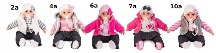 DUŻY WÓZEK DLA LALEK spacerowy spacerówka Doris + LALKA BOBAS