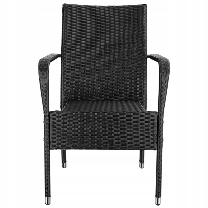 Krzesło rattanowe Girona, sztaplowane, nośność 120 kg