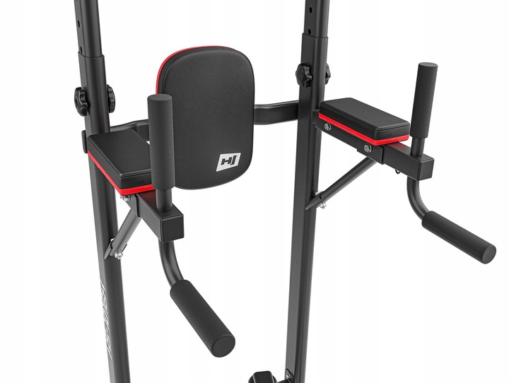 Poręcze do ćwiczeń mięśni brzucha z drążkiem i ekspanderami Hop Sport mocne