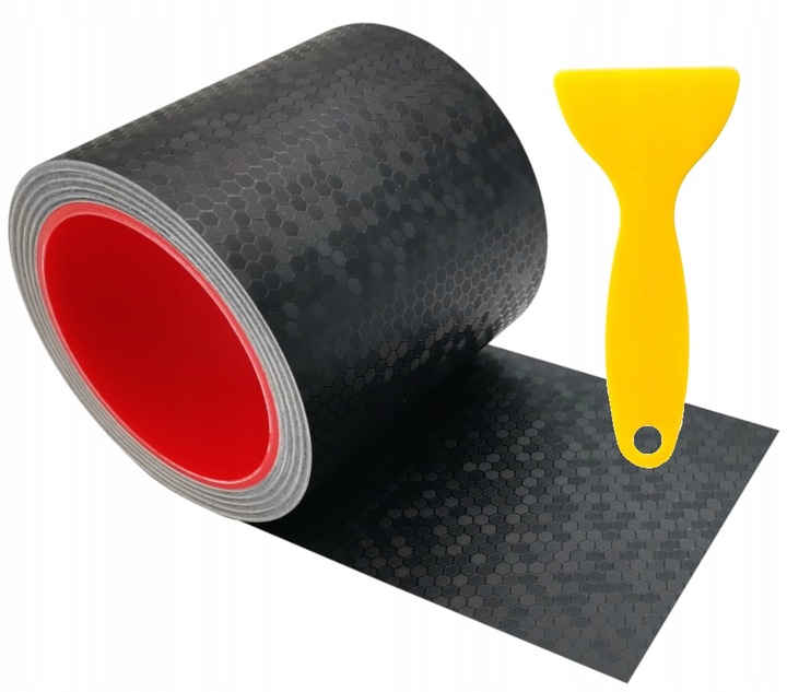 TAŚMA PLASTER MIODU HEXAGON NA LISTWY DEKORY PROGI PASY 10x500cm + RAKLA