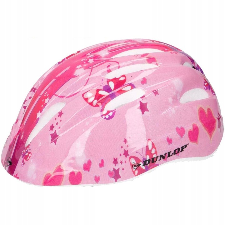 KASK ROWEROWY DZIECIĘCY REGULOWANY DUNLOP R. (48-52CM ) - PINK