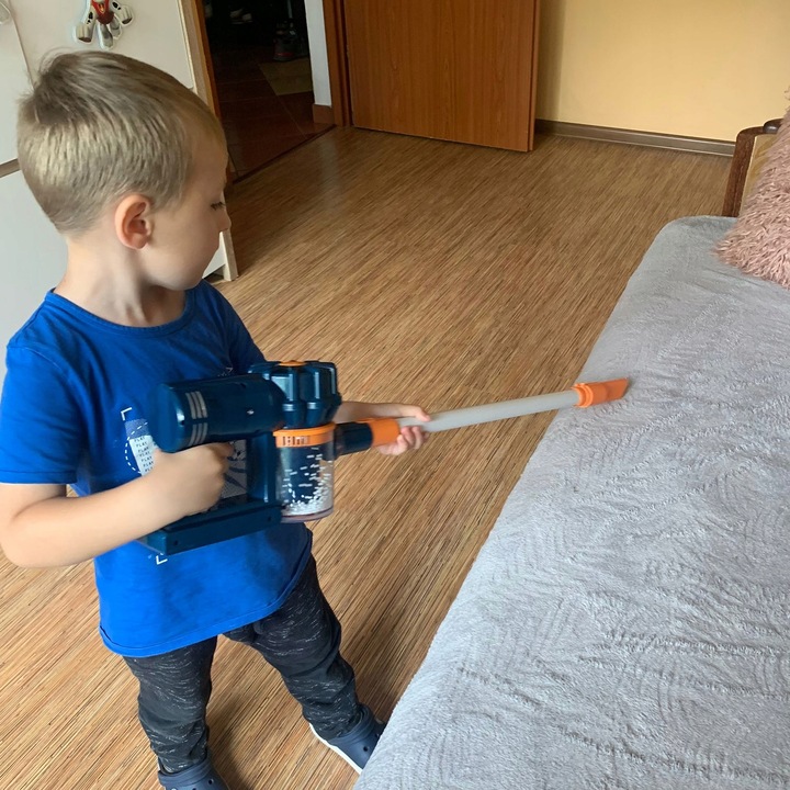 Odkurzacz Pionowy dla Dzieci z Dźwiękiem 2w1 i Ręczny Funkcja Ssania Dźwięk