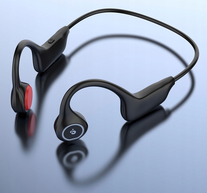 SŁUCHAWKI BEZPRZEWODOWE KOSTNE BIEGANIE SPORTOWE DO BIEGANIA BLUETOOTH