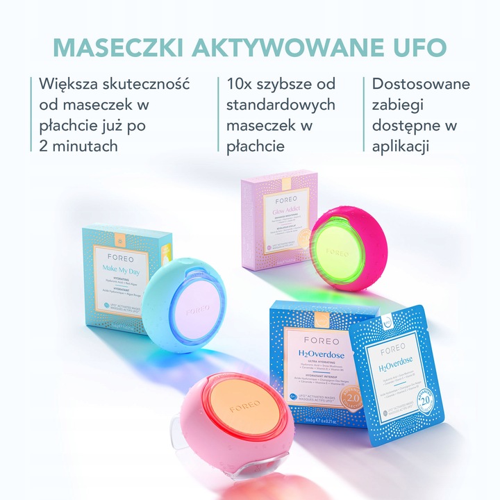 Głęboki nawilżacz do twarzy UFO 3, Arctic Blue