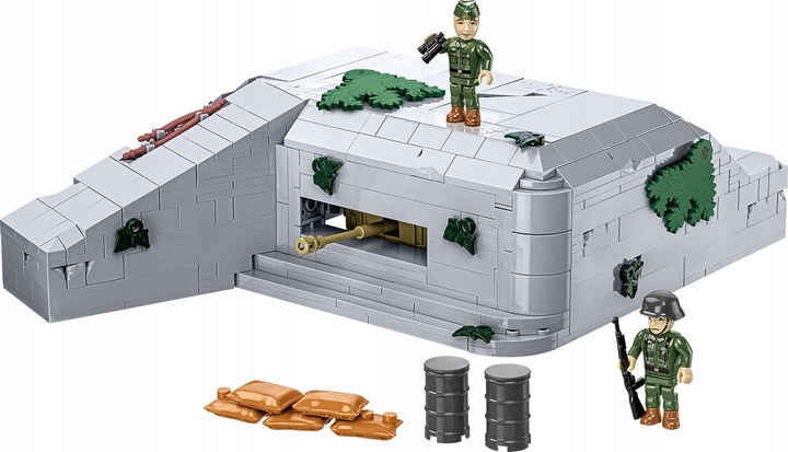Klocki COBI 3136 German Bunker Regelbau 667 niemiecki schron bunkier