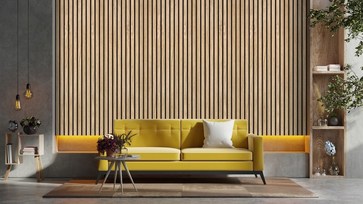 Tapeta LAMEL winylowa ścienna 3d imitująca LAMELE