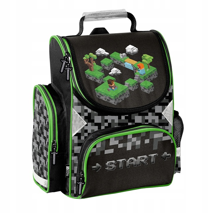 Tornister do klas 1-3 PASO MINECRAFT tylko 850g