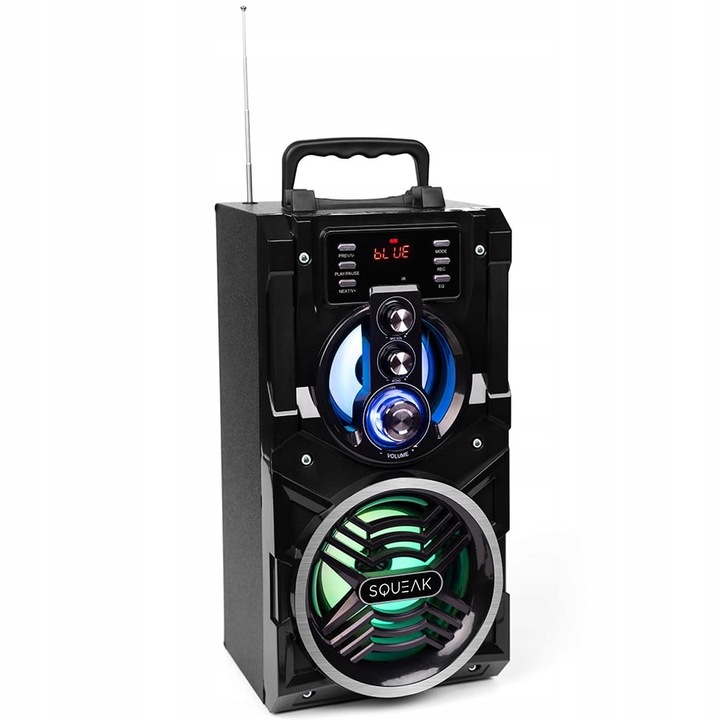 MOBILNY GŁOŚNIK BOOMBOX BLUETOOTH FM 3szt-MIKROFON