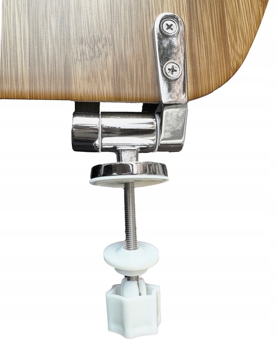 DESKA WC SEDESOWA KLOZETOWA TOALETOWA WOLNOOPADAJACA UNIWERSALNA MDF bambus