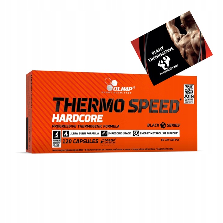 OLIMP THERMO SPEED HARDCORE 120 kapsułek MOCNY SPALACZ REDUKCJA POBUDZENIE