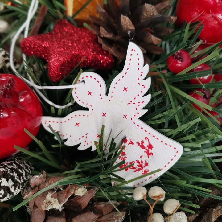 Wianek wieniec stroik 42 cm bożonarodzeniowy świąteczny