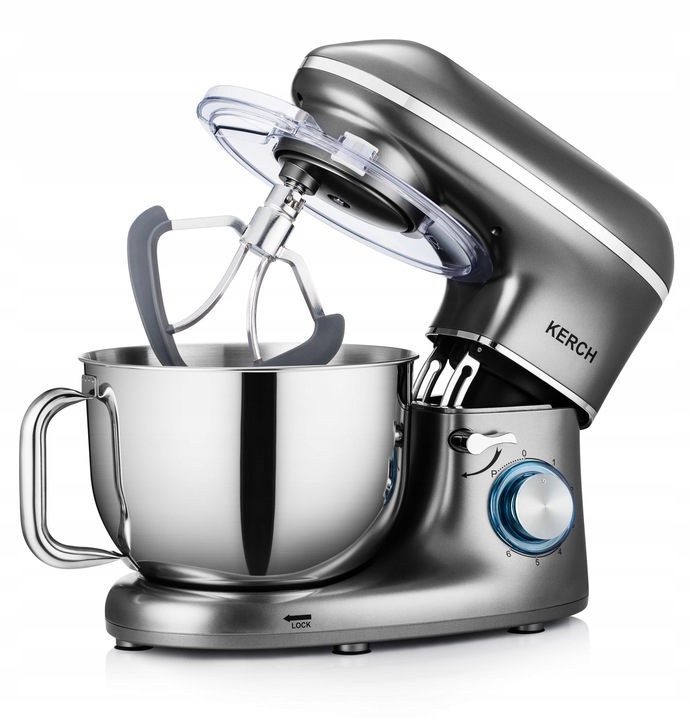 ROBOT KUCHENNY PLANETARNY MIKSER Z MISĄ KERCH MYCHEF 4000W GREY 6,2L