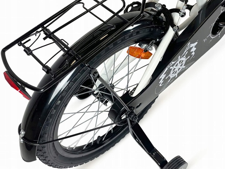 ROWER ROWEREK DZIECIĘCY Z KÓŁKAMI + PROWADNIK KOSZYCZEK BMX 14 CALI PIRATE