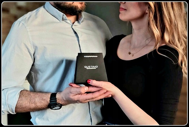 Bransoletka dla SYNA taty BRATA z GRAWEREM czarna