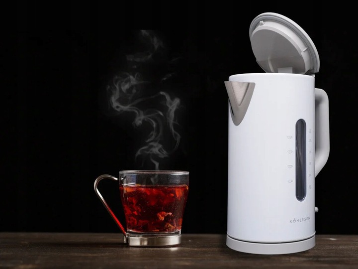 Czajnik KOHERSEN Modern Matt A451 3000W 1.7L Biały
