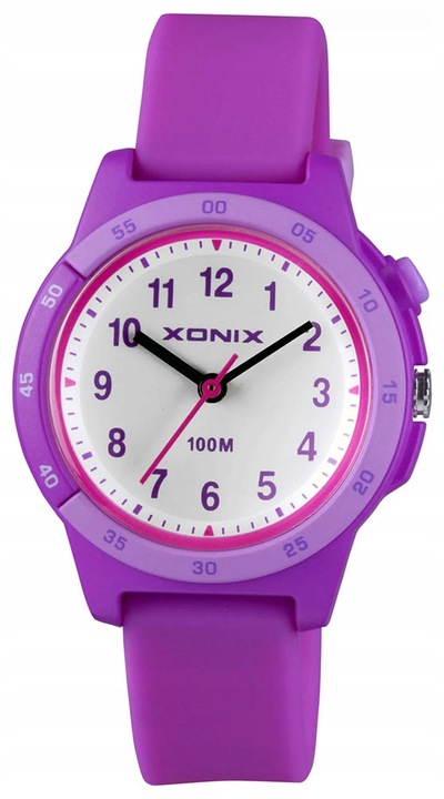 Wodoszczelny Mały Analogowy Zegarek Dla Dziecka XONIX z Podświetleniem