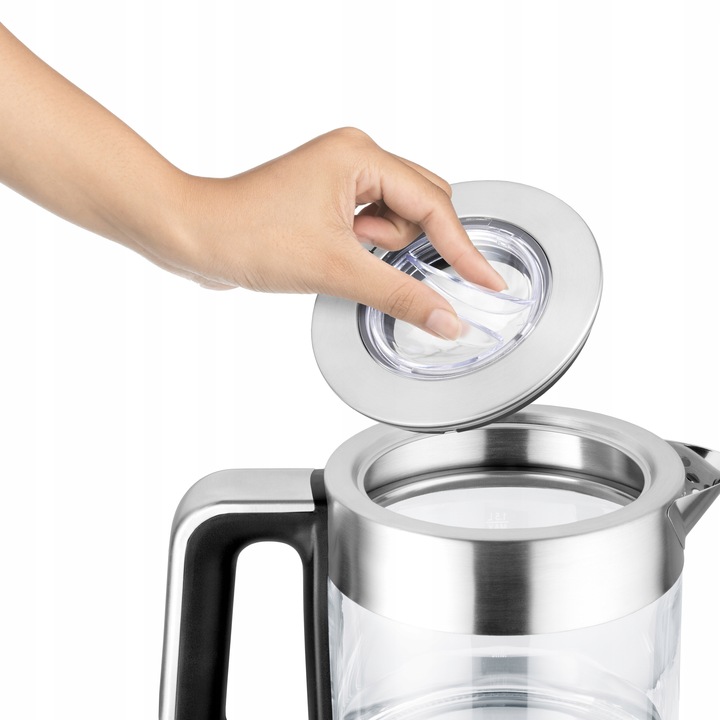 Czajnik Elektryczny Szklany z Podstawą Catler KE510 Poj 1,5L LED 2200W