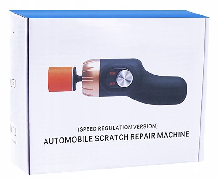 MINI POLERKA SAMOCHODOWA Maszyna Polerska 4x GĄBKA