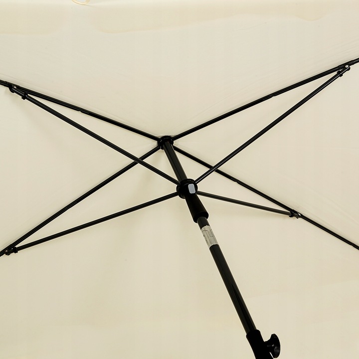 DUŻY PARASOL BALKONOWY PROSTOKĄTNY NA BALKON ŁAMANY OGRODOWY UV 200x130cm