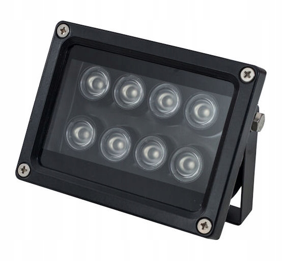 ZEWNĘTRZNY OŚWIETLACZ REFLEKTOR PODCZERWIENI IR 30 m DO KAMER