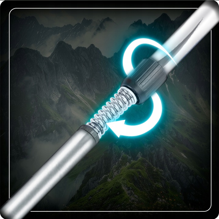 KIJKI DO NORDIC WALKING KIJE TREKKINGOWE DO CHODZENIA REGULOWANE 2szt.