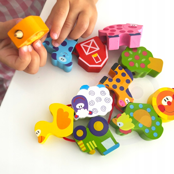 NAWLEKANKA KLOCKI MONTESSORI FARMA ZWIERZAK WOOPIE
