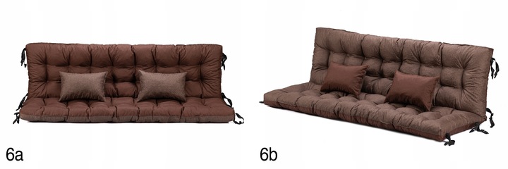 Poduszka na ławkę/huśtawkę ogrodowa wymiar 170x50x70 Wysoka Jakość