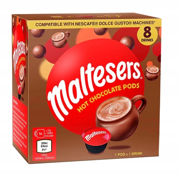 Kapsułki MARS, TWIX, MALTESERS do Dolce Gusto 3 x 8 szt.