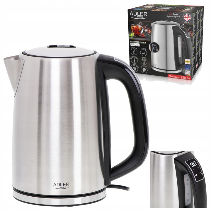CZAJNIK ELEKTRYCZNY ADLER AD 1340 1.7L 2200W LCD