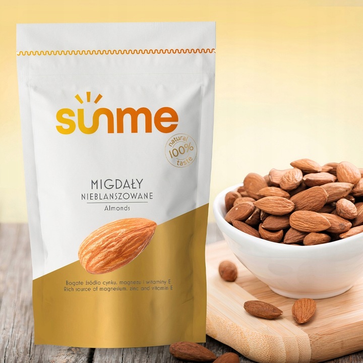 MIGDAŁY CAŁE 1kg Naturalne Hiszpiania jakość