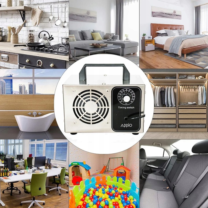 GENERATOR OZONU OZONATOR OCZYSZCZACZ CZASOMIERZ NEUTRALIZATOR ZAPACHU