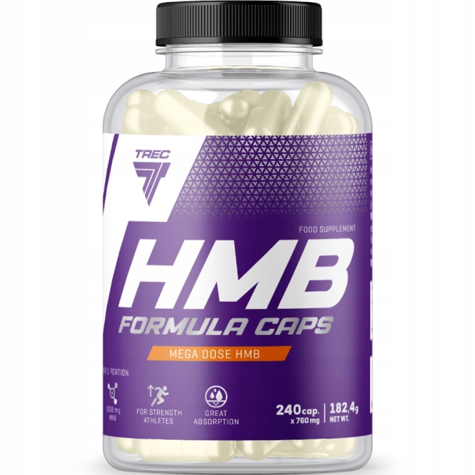 TREC HMB FORMULA CAPS 240k RZEŹBA MIĘSIEŃ SYLWETKA