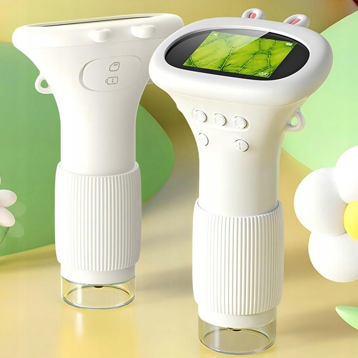 PRZENOŚNY KIESZONKOWY MIKROSKOP DLA DZIECI 1000X LED