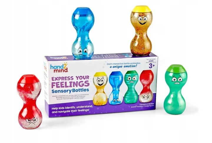 Hand2Mind - Sensoryczne buteleczki - Wyraź swoje emocje 94488