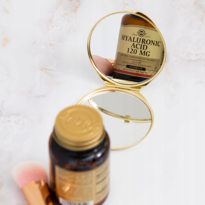 SOLGAR Collagen Hyaluronic Acid Complex 30t KOLAGEN KWAS HIALURONOWY WIT C