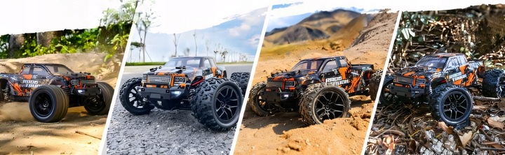 Samochód Zdalnie Sterowany 4x4 RC Terenowy Auto 1:18 36km/h Pilot 2.4 GHz
