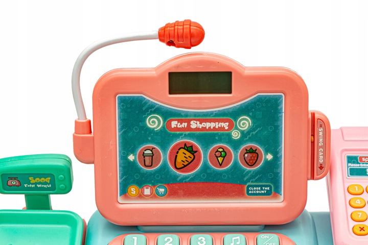 Sklepowa kasa fiskalna waga czytnik skaner taśma