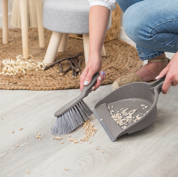 YORK zestaw ZMIOTKA szczotka SZUFELKA z gumą reSTART PRZYJAZNA ŚRODOWISKU