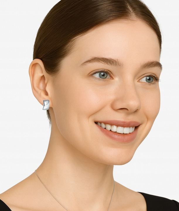 KOLCZYKI SREBRNE 925 WISZĄCE NA SZTYFCIE ANGLIKI DAMSKE NA PREZENT +GRATIS