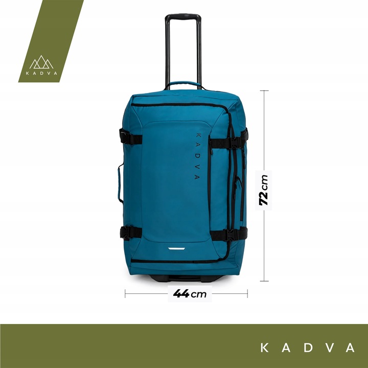 Walizka podróżna KADVA Lazio 102l BAGAŻ NA KÓŁKACH DUŻA MIĘKKA TURYSTYCZNA