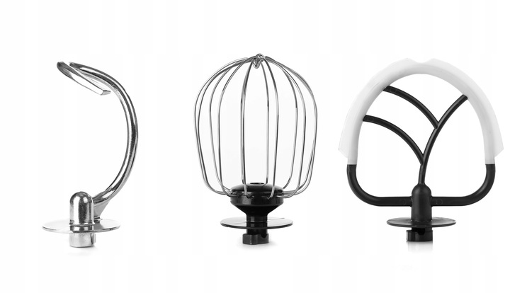 ROBOT PLANETARNY KUCHENNY MIKSER 3 MIESZADŁA HAK MISA OBROTOWA UCHWYT MOCNY