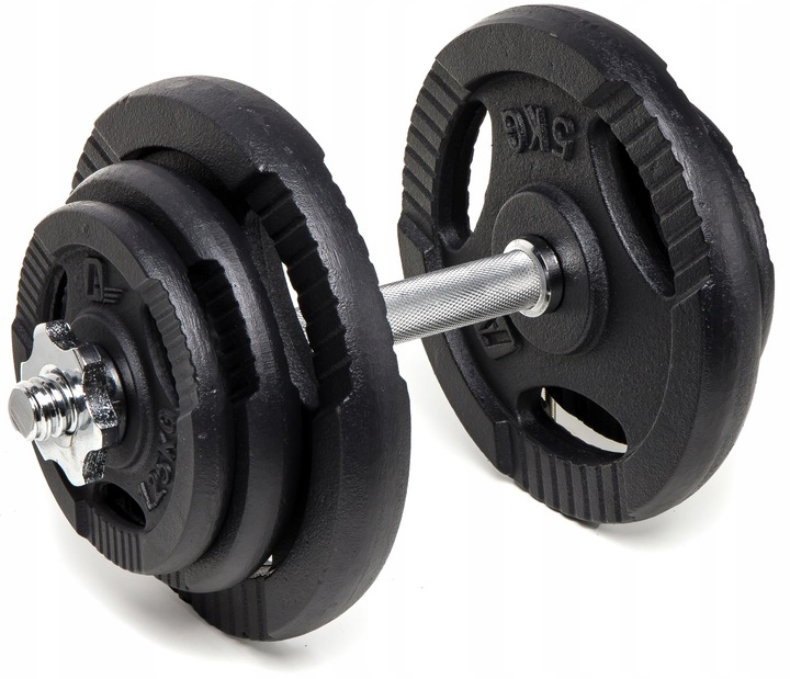 HANTLE Żeliwne 40kg 2szt x20kg gryfi zestaw