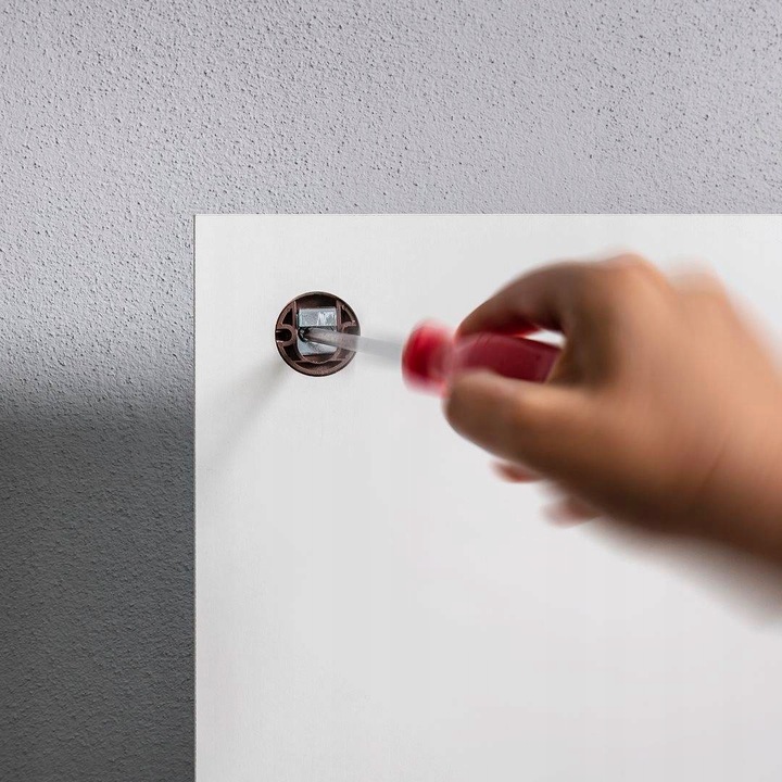 Białe lustro z półkami, lustro do łazienki, L